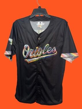 Baltimore Orioles Pride Night LGBT+ Replica Jersey Medium